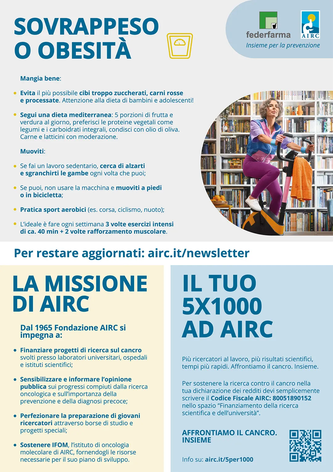 Campagna Airc Prevenzione cancro
